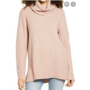 BP. Longline Turtleneck Sweater In Pink Adobe Size‎ Small NWT
